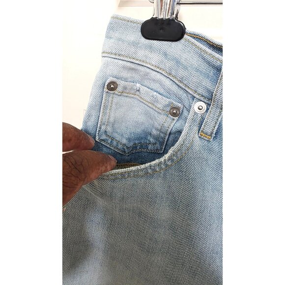 Everlane Women's Cropped Shortie Organic Cotton Light Wash Jeans Size 30 - Picture 8 of 8